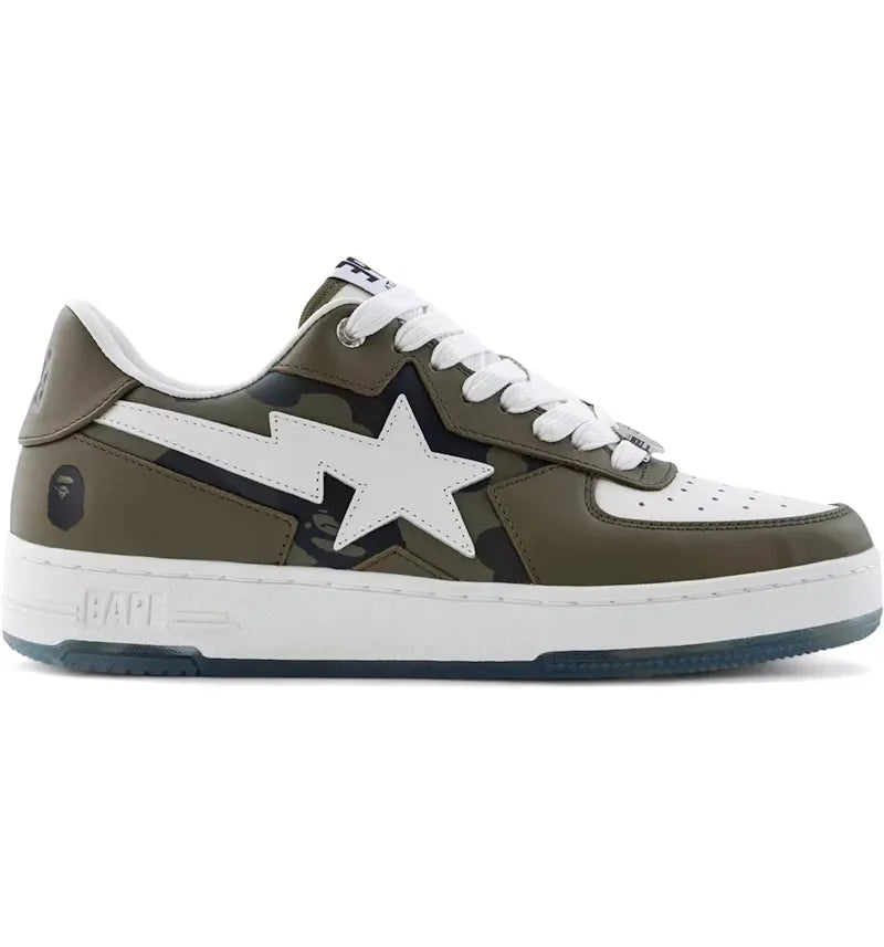 A Bathing Ape Bape Sta Icon #2 Olive Drab Camo - vue 360