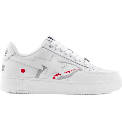 A Bathing Ape Bape Sta Low #2 Shark White - authentic BAPE sneakers