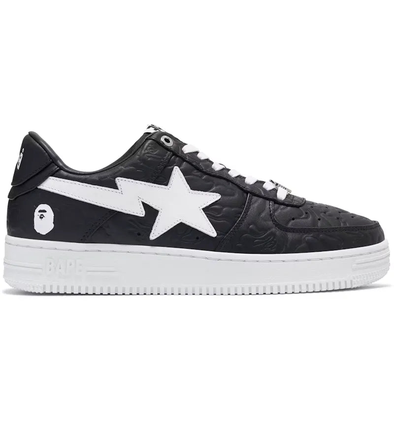 A Bathing Ape Bape Sta Low #3 Line Camo Black - vue 360