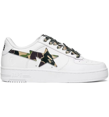 A Bathing Ape Bape Sta Low ABC Camo White Green (2025) - authentic BAPE sneakers