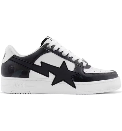 A Bathing Ape Bape Sta Low OS #1 Color Camo Black White - authentic BAPE sneakers