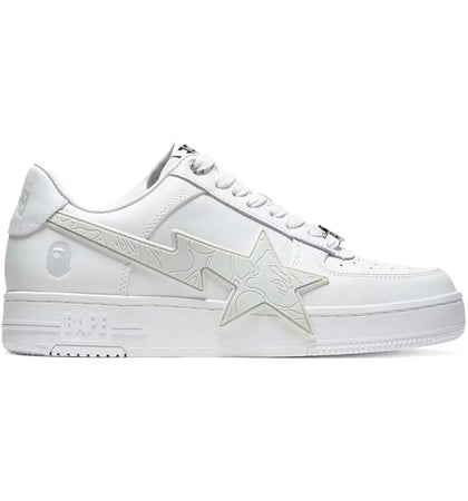 A Bathing Ape Bape Sta OS #2 M2 White Grey - authentic BAPE sneakers