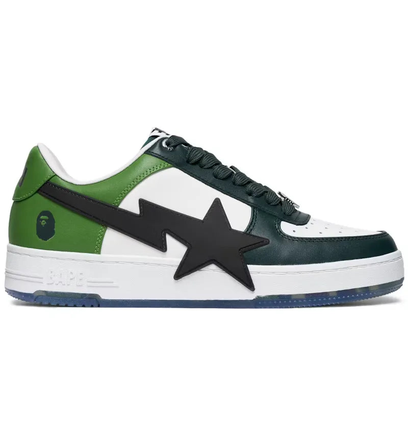 A Bathing Ape Bape Sta OS White Green - vue 360