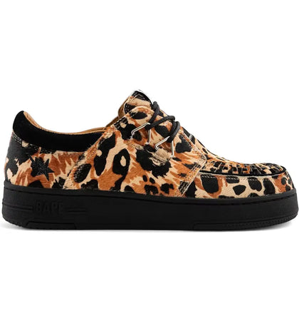 A Bathing Ape Creep Sta Beige Leopard Camo - authentic BAPE sneakers