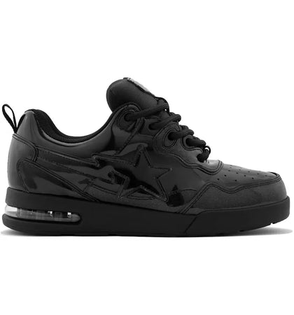 A Bathing Ape Flip Sta #1 Black Patent - authentic BAPE sneakers