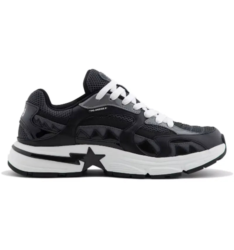 A Bathing Ape Shark Sta #3 Black Gray - vue 360