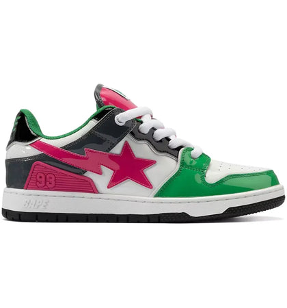 A Bathing Ape Sk8 Sta #2 M1 Green Multi - authentic BAPE sneakers