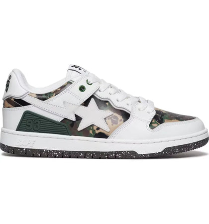 A Bathing Ape Sk8 Sta #2 White Camo - authentic BAPE sneakers