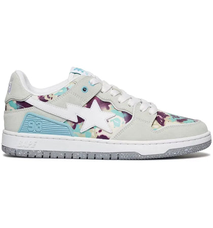 A Bathing Ape Sk8 Sta #3 Map Camo Grey Blue - authentic BAPE sneakers