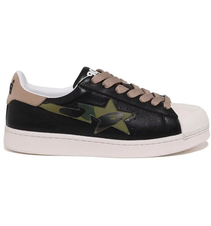 A Bathing Ape Skull Sta Black Beige - authentic BAPE sneakers