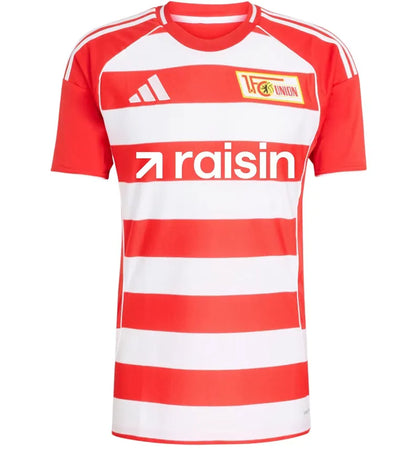 adidas 1. FC Union Berlin 25/26 Home Jersey Vivid Red White - authentic adidas apparel