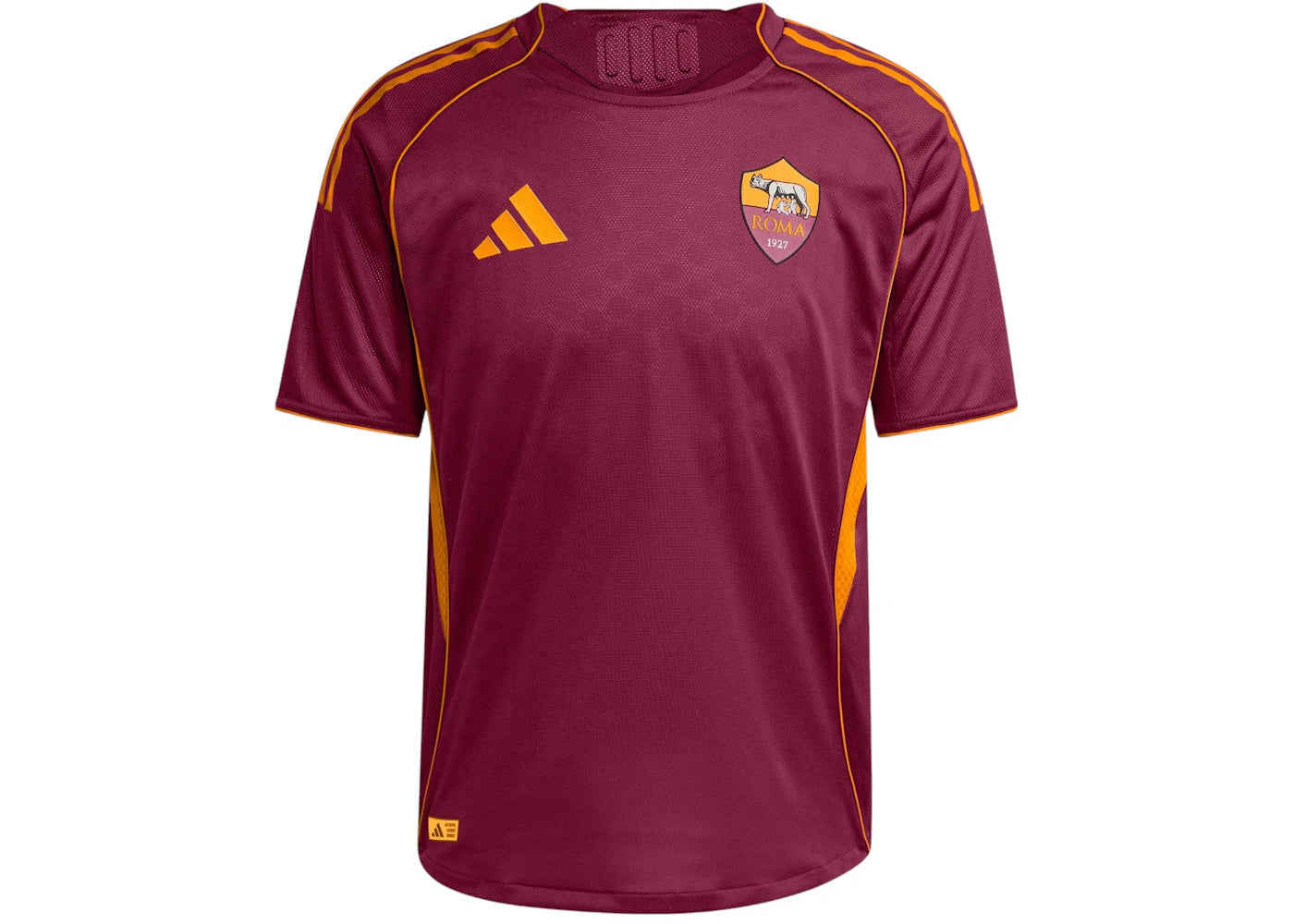 adidas 25/26 Home Authentic Jersey Legacy Burgundy Crew Orange - vue 360
