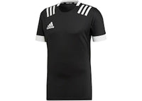 adidas 3-Stripes Jersey Black White