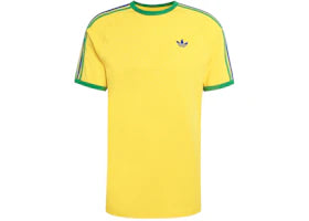 adidas 3-Stripes Tee Eqt Yellow Green Collegiate Royal