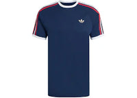 adidas 3-Stripes Tee Night Indigo Better Scarlet White