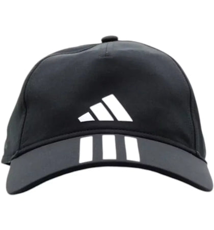 adidas 3-Stripes AEROREADY Running Training Baseball Cap Black - authentic adidas product
