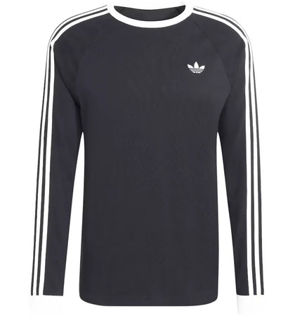 adidas 3-Stripes Long-Sleeve Top Long-Sleeve Top Black - authentic adidas product