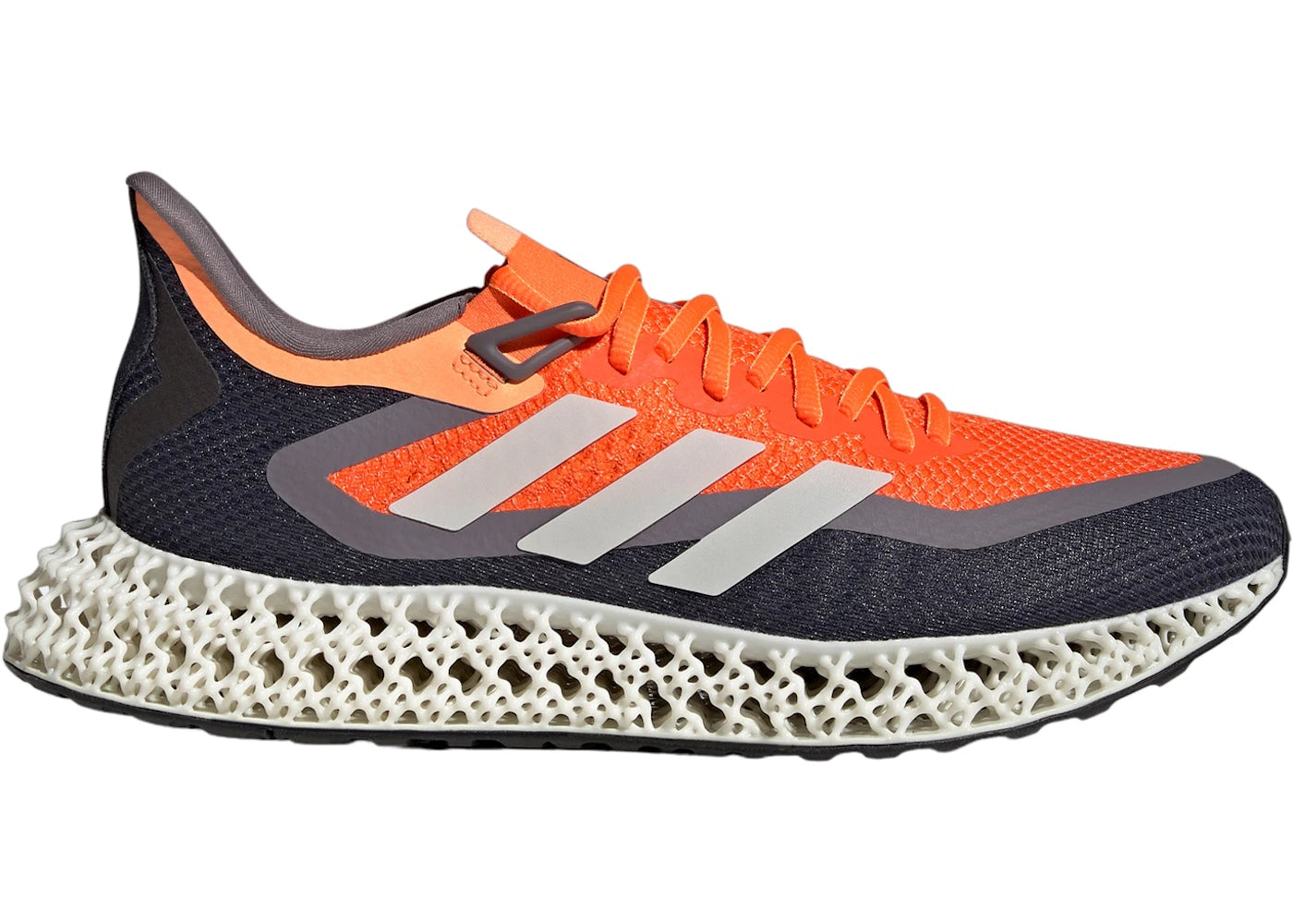 adidas 4DFWD 2 Impact Orange Cloud White Trace Grey - vue 360