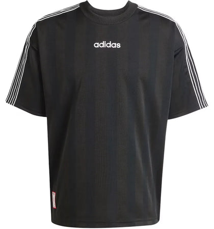 adidas 90S Stripe Jersey Black - authentic adidas apparel