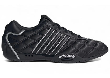 adidas Adi Racer Lo Core Black Silver Metallic (Women's) - authentic adidas sneakers