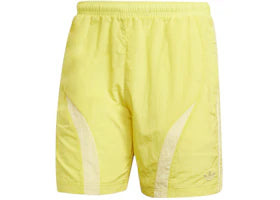 adidas Adicolor 2000S Shorts Pure Sulfur Powder Yellow - vue 360