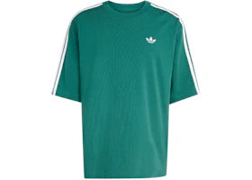 adidas Adicolor 3-Stripes Oversized Tee Collegiate Green