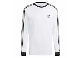 adidas Adicolor Classics 3-Stripes Long Sleeve Tee White - vue 360