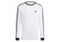 adidas Adicolor Classics 3-Stripes Long Sleeve Tee White