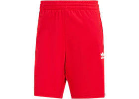 adidas Adicolor Firebird Shorts Better Scarlet/White - authentic adidas apparel