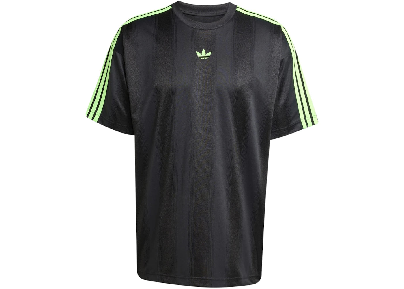 adidas Adicolor Jacquard Jersey Black Signal Green - vue 360
