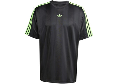 adidas Adicolor Jacquard Jersey Black Signal Green