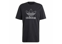 adidas Adicolor Outline Trefoil Tee Black