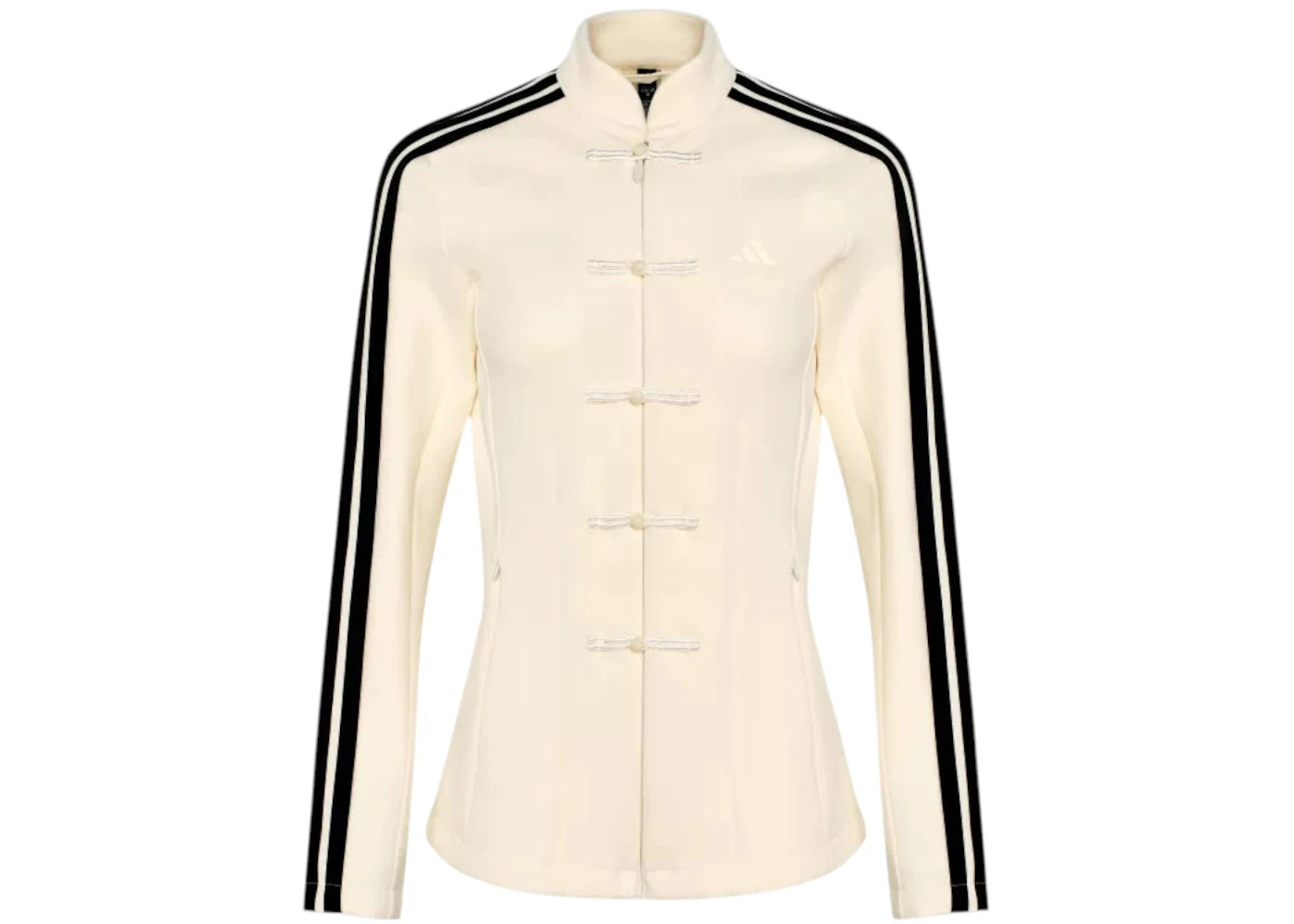 adidas x Samuel Gui Yang Chinese Style Spacer Slim Fit Jacket (Women's) Cream White - vue 360
