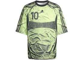 adidas Adilenium Season 4 Teamgeist Printed Jersey Pulse Lime - authentic adidas apparel