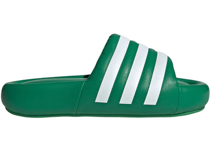 adidas Adilette 24 Slides Green Cloud White - authentic adidas sneakers