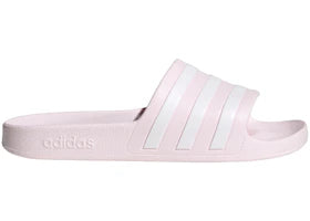 adidas Adilette Aqua Slides Almost Pink Cloud White - vue 360