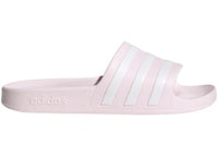 adidas Adilette Aqua Slides Almost Pink Cloud White