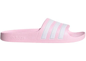 adidas Adilette Aqua Slides Clear Pink Cloud White (GS) - vue 360