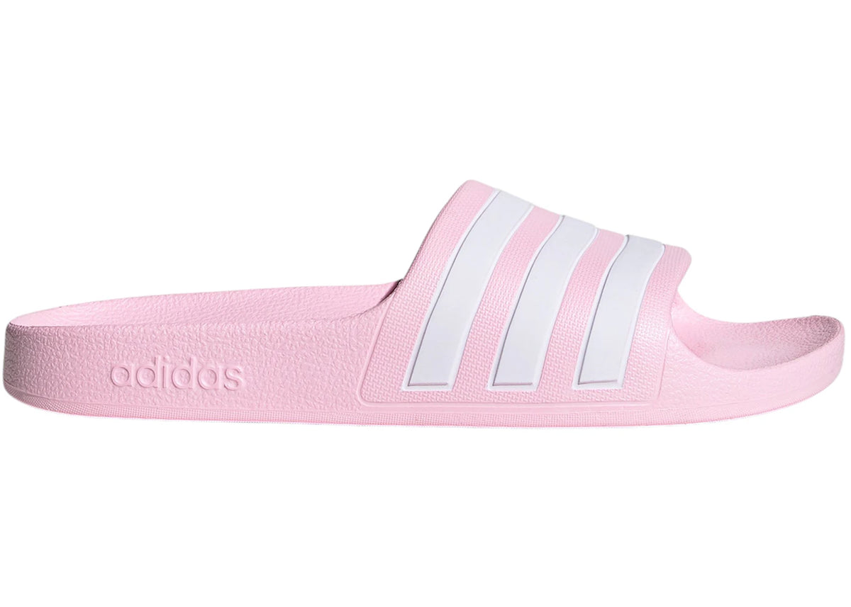 adidas Adilette Aqua Slides Clear Pink Cloud White (GS) - vue secondaire A