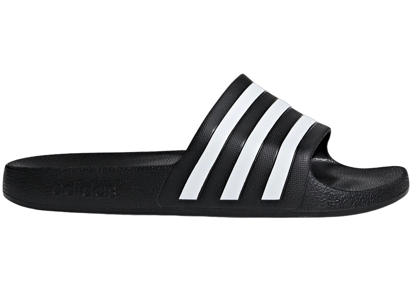 adidas Adilette Aqua Slides Core Black Cloud White - vue 360