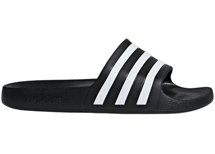 adidas Adilette Aqua Slides Core Black Cloud White - authentic adidas sneakers