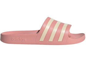 adidas Adilette Aqua Slides Wonder Mauve Wonder White