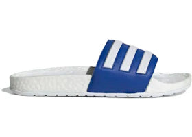 adidas Adilette Boost Slide White Royal
