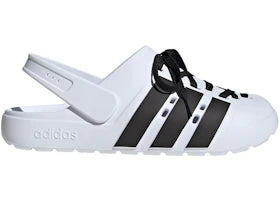 adidas Adilette Clog 2.0 Cloud White Core Black Gold Metallic - authentic adidas sneakers