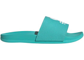 adidas Adilette Comfort Slides Mercedes-AMG Petronas Formula One Team Semi Mint Rush White - vue 360