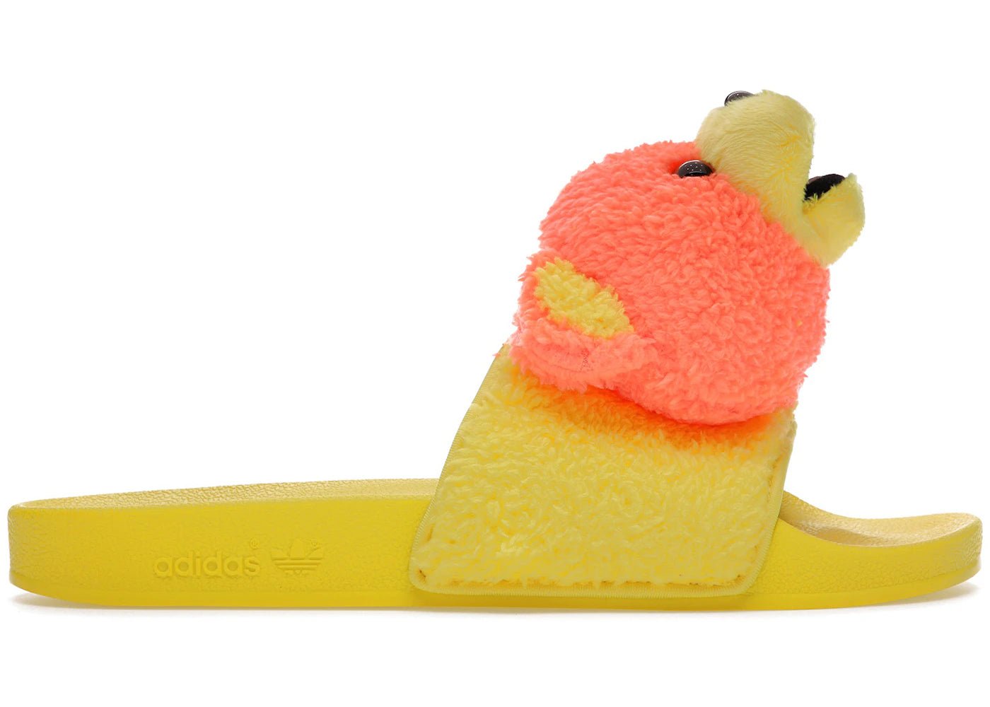 adidas JS Adilette Jeremy Scott Teddy Yellow
