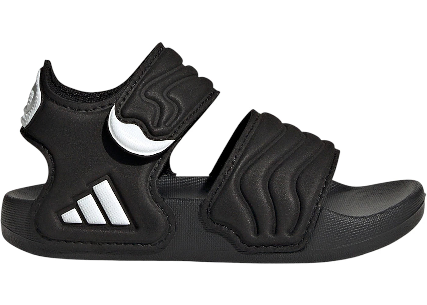 adidas Adilette Sandal 3 Sandals Black Cloud White (TD) - vue secondaire A