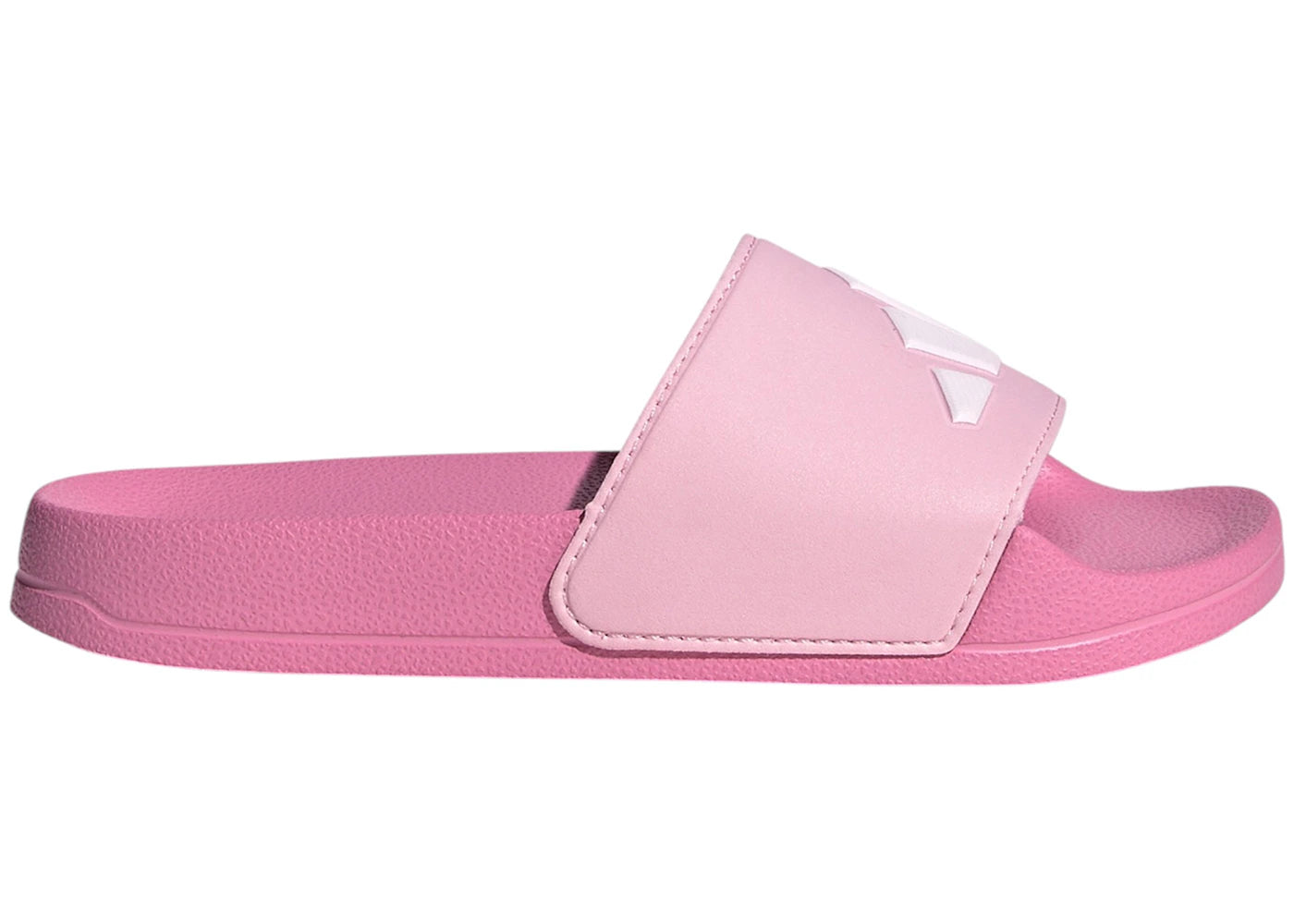 adidas Adilette Shower Logo Sandals Bliss Pink White Clear Pink (GS) - vue 360