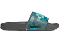 adidas Adilette Shower Slides Minecraft Grey Four