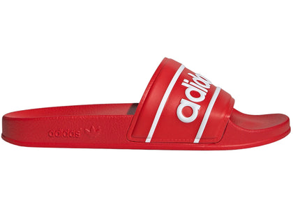 adidas Adilette Slides Red Cloud White - sneakers view 2